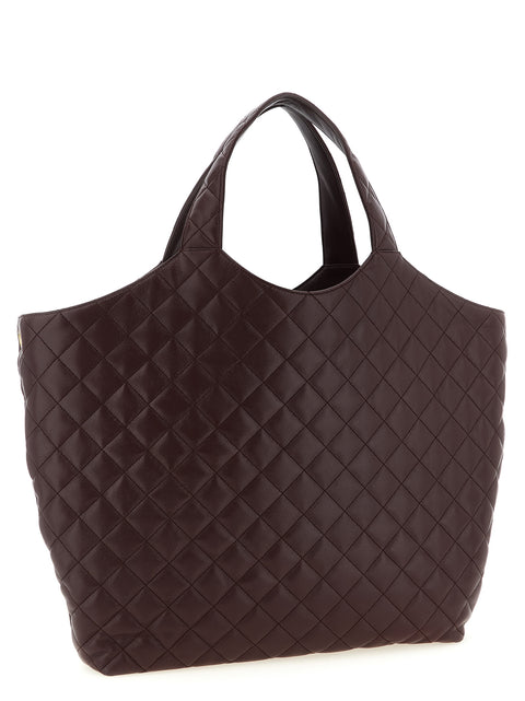Maxi Lamb Nappa Quilted Tote Bag Everyday Use