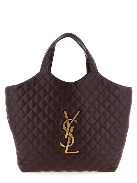Maxi Lamb Nappa Quilted Tote Bag Everyday Use