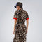 Maxi Leopard Button-Down Dress with Red Details-Dress-Q2-S-Brown-Urbanheer