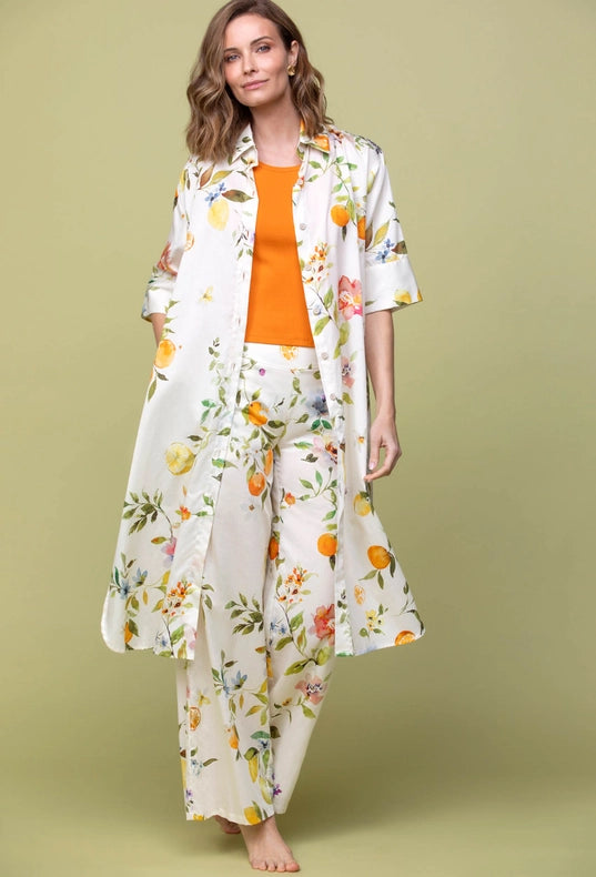 Maxi Shirt Fruit Garden-Shirts-Greenkiss-S/M-Fruit Garden-Urbanheer