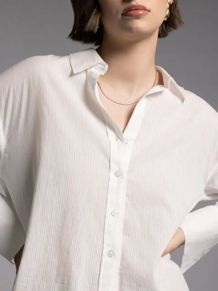 Maxime Shirt BLACK BLANC-Shirt-Weekend Los Angeles-XS-BLANC-Urbanheer