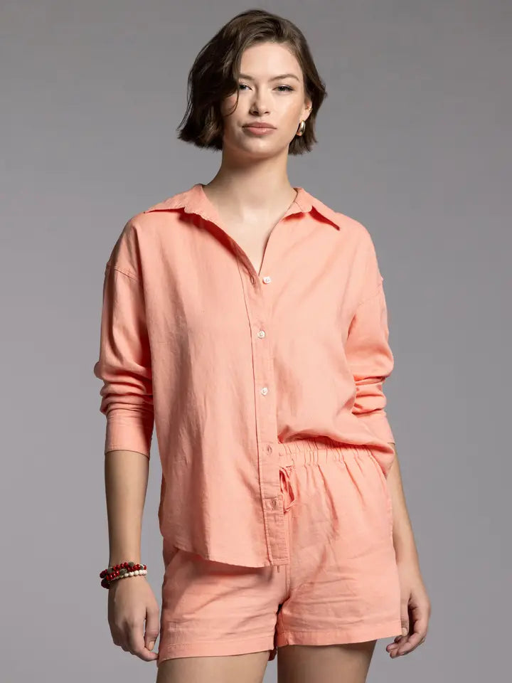 Maxime Shirt BLACK MUTED CLAY-Shirt-Weekend Los Angeles-XS-MUTED CLAY-Urbanheer