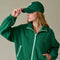 Maya Fleece Jacket Green-Jacket-Papermoon-S-Green-Urbanheer