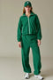 Maya Fleece Jacket Green-Jacket-Papermoon-S-Green-Urbanheer