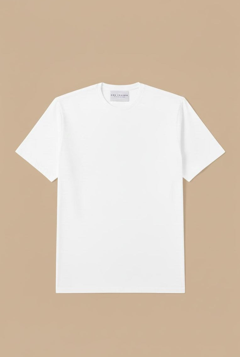 100% Cotton White T-Shirt