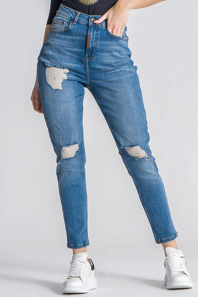 Medium Blue Core Mom Fit Jeans-Gianni Kavanagh-XXS-Urbanheer