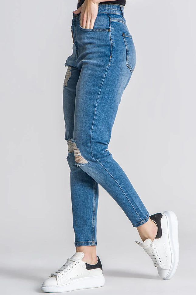 Medium Blue Core Mom Fit Jeans-Gianni Kavanagh-Urbanheer
