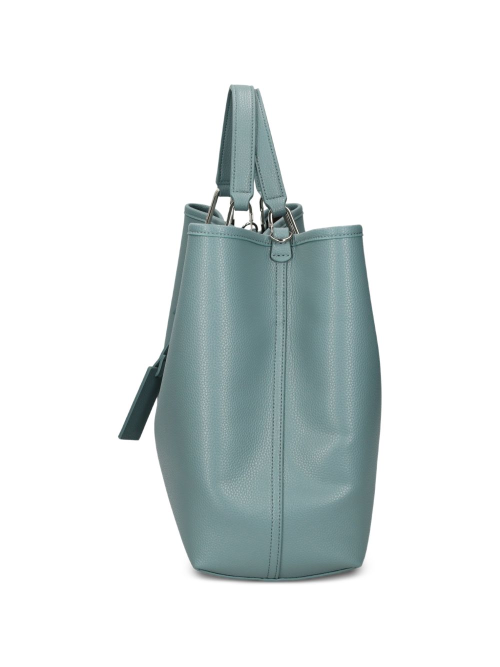 Medium Grained Texture Shopper Bag with Adjustable Strap