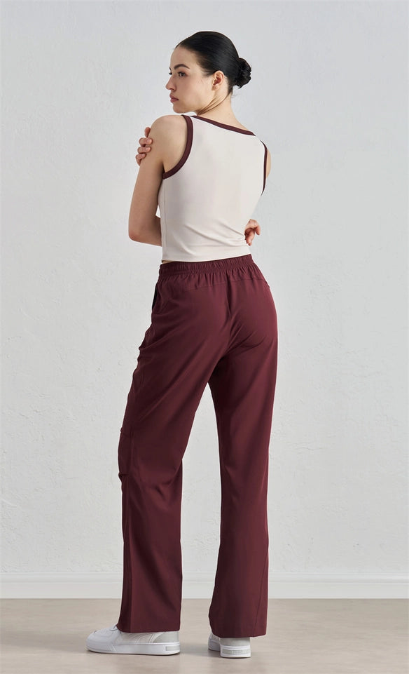 Megan Color Contrast Tank Active Top EggShell-Tank Tops-91thelabel-S-EggShell-Urbanheer