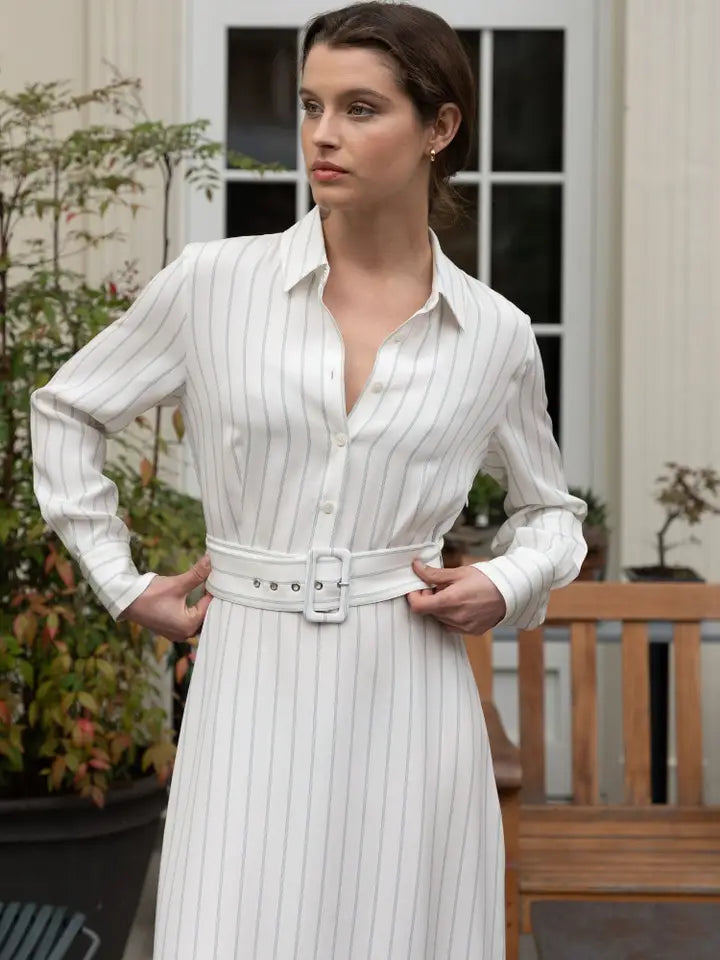 Melrose Silk Dress-Dress-Bel Cashmere S.C.-S-Urbanheer