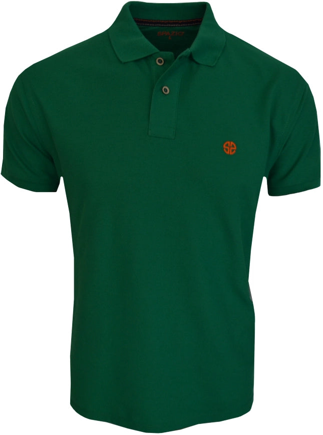 Men Polo T-Shirt Cali Green-T-shirts For Men-Spazio-S-Urbanheer