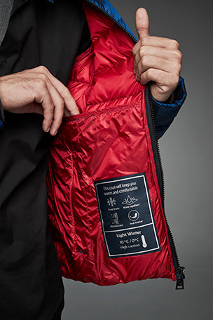 Men Short bomber style down jacket MURRAY Rojo-Jacket-Henry Arroway-S-Rojo-Urbanheer