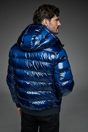 Men Short down jacket DWAYNE Blue-Jacket-Henry Arroway-S-Blue-Urbanheer