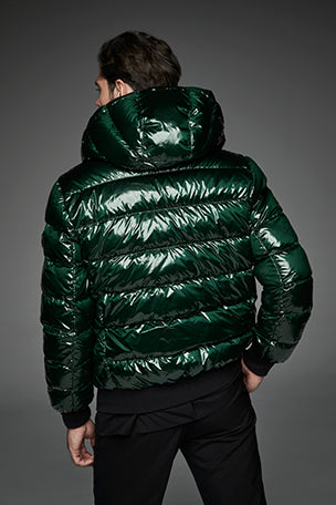Men Short down jacket DWAYNE Green-Jacket-Henry Arroway-S-Green-Urbanheer