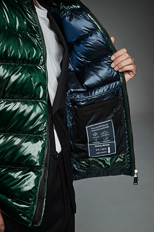 Men Short down jacket DWAYNE Green-Jacket-Henry Arroway-S-Green-Urbanheer