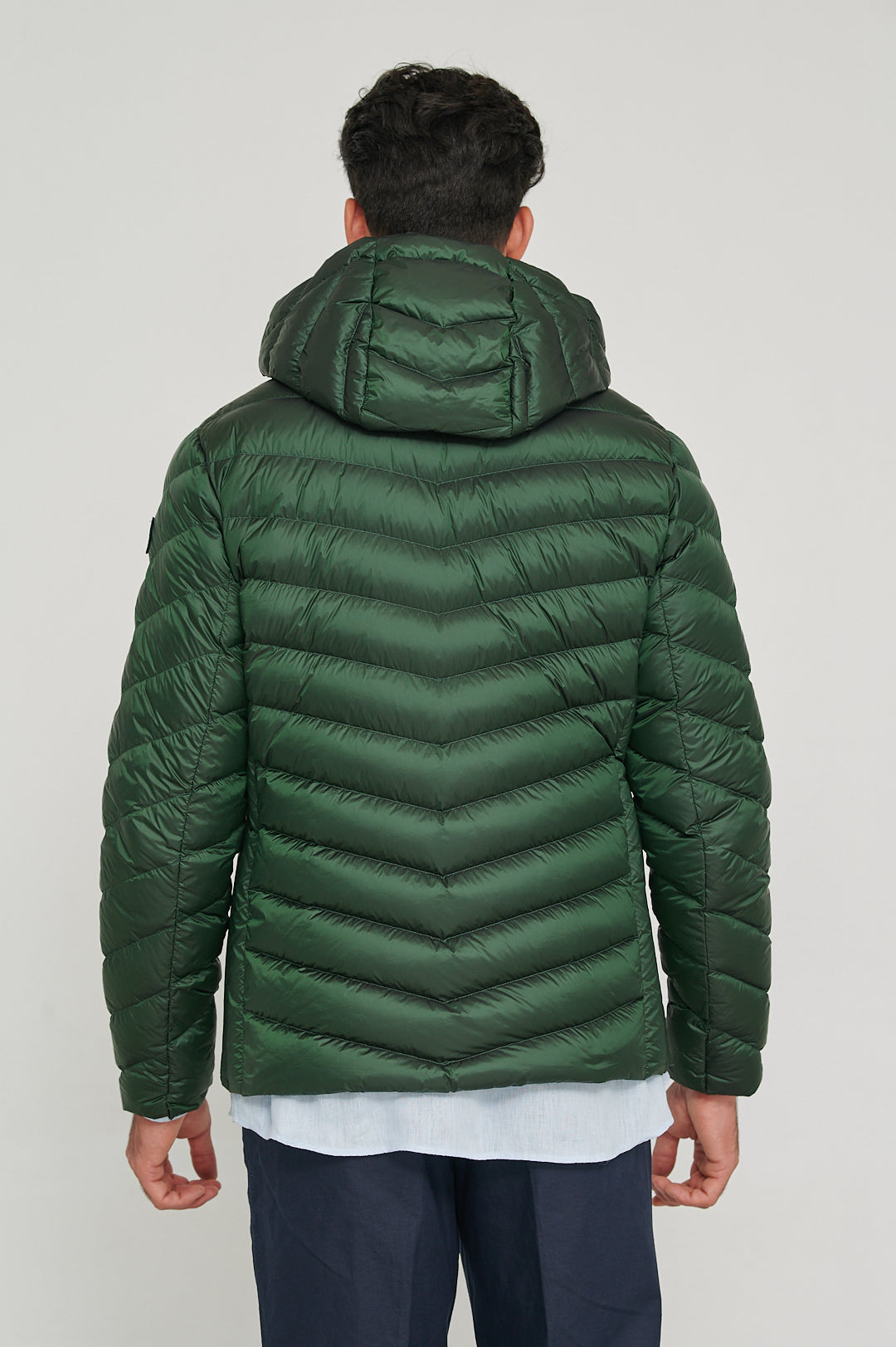 Men Short down jacket PHOENIX GREEN FOREST-Jacket-Henry Arroway-M-GREEN FOREST-Urbanheer