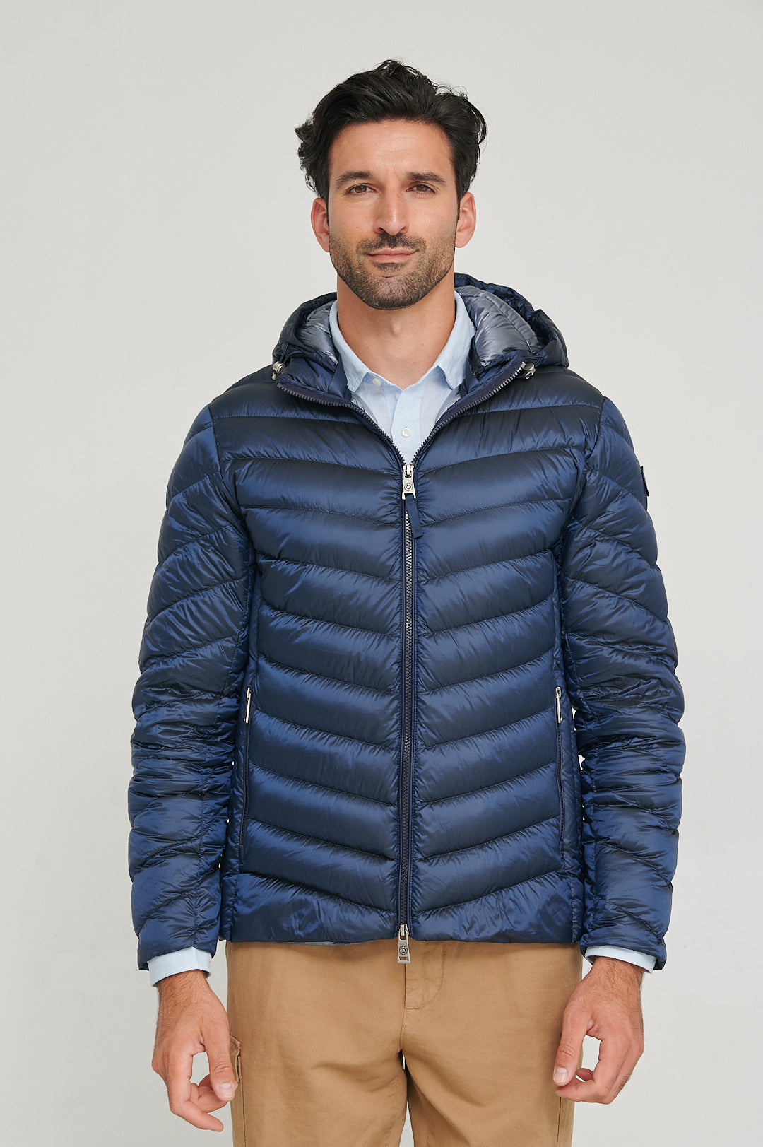 Men Short down jacket PHOENIX NAVY-Jacket-Henry Arroway-S-NAVY-Urbanheer