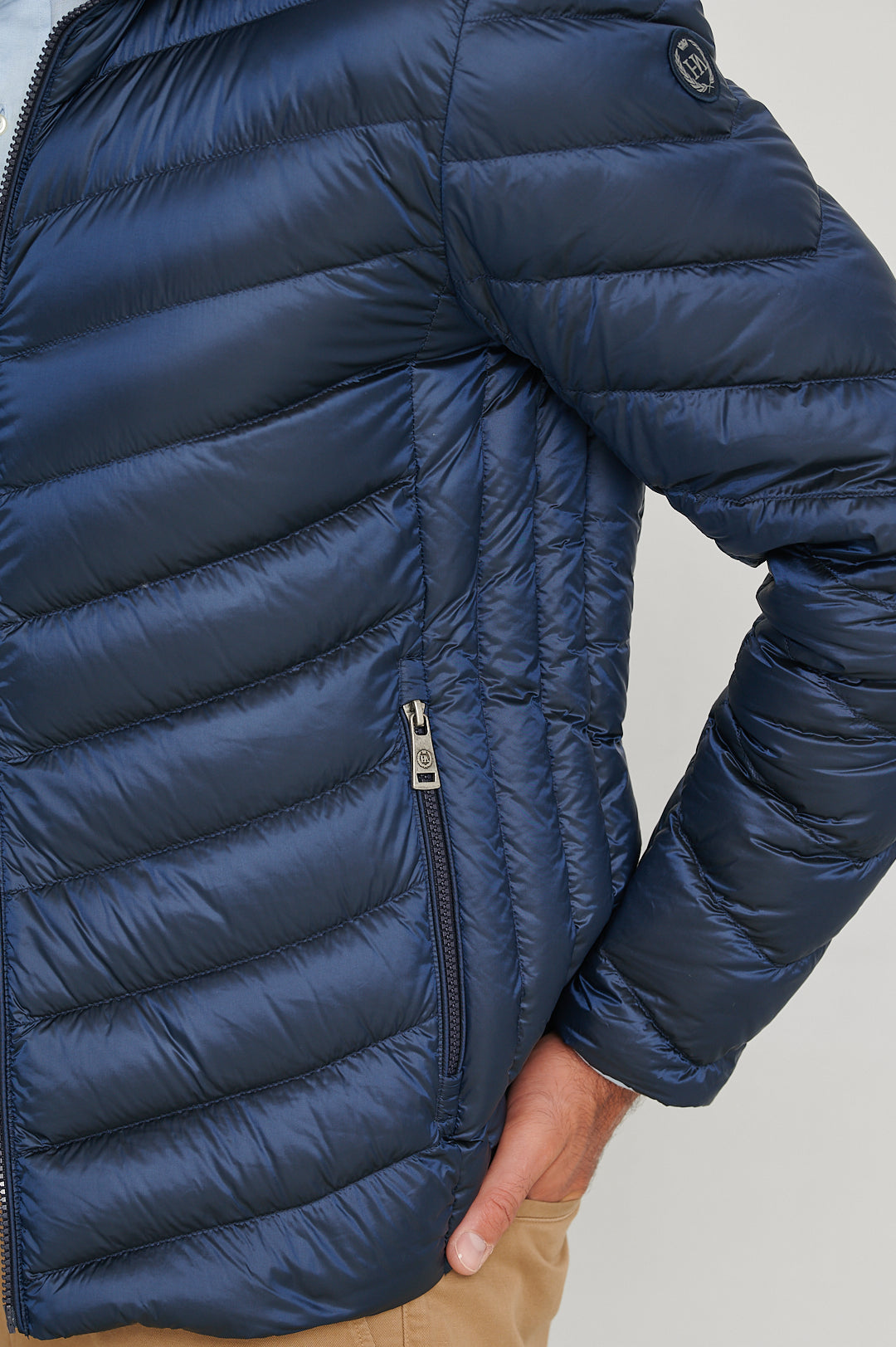 Men Short down jacket PHOENIX NAVY-Jacket-Henry Arroway-S-NAVY-Urbanheer