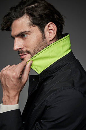 Men Trench coat SEATTLE-Trench coat-Henry Arroway-M-Navy-Urbanheer