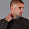Mens 100% British Wool Heavyweight Ribbed Jumper-Jumper-Paul James Knitwear-S-Loden Green-Urbanheer