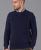 Mens 100% British Wool Heavyweight Ribbed Jumper Navy-Jumper-Paul James Knitwear-S-Navy-Urbanheer