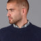 Mens 100% British Wool Heavyweight Ribbed Jumper Navy-Jumper-Paul James Knitwear-S-Navy-Urbanheer