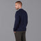 Mens 100% British Wool Heavyweight Ribbed Jumper Navy-Jumper-Paul James Knitwear-S-Navy-Urbanheer