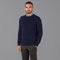 Mens 100% British Wool Heavyweight Ribbed Jumper Navy-Jumper-Paul James Knitwear-S-Navy-Urbanheer