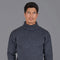 Mens British Wool Submariner Roll Neck Jumper Charcoal-Jumper-Paul James Knitwear-L-Charcoal-Urbanheer