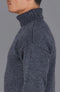 Mens British Wool Submariner Roll Neck Jumper Charcoal-Jumper-Paul James Knitwear-L-Charcoal-Urbanheer