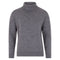 Mens British Wool Submariner Roll Neck Jumper Dark Grey Nepp-Jumper-Paul James Knitwear-L-Dark Grey Nepp-Urbanheer