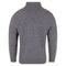 Mens British Wool Submariner Roll Neck Jumper Dark Grey Nepp-Jumper-Paul James Knitwear-L-Dark Grey Nepp-Urbanheer