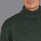 Mens British Wool Submariner Roll Neck Jumper Loden Green-Jumper-Paul James Knitwear-L-Loden Green-Urbanheer