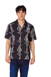 Mens Camp Collar Shirt (258)-Shirt-Hawk's Bay-S-Urbanheer
