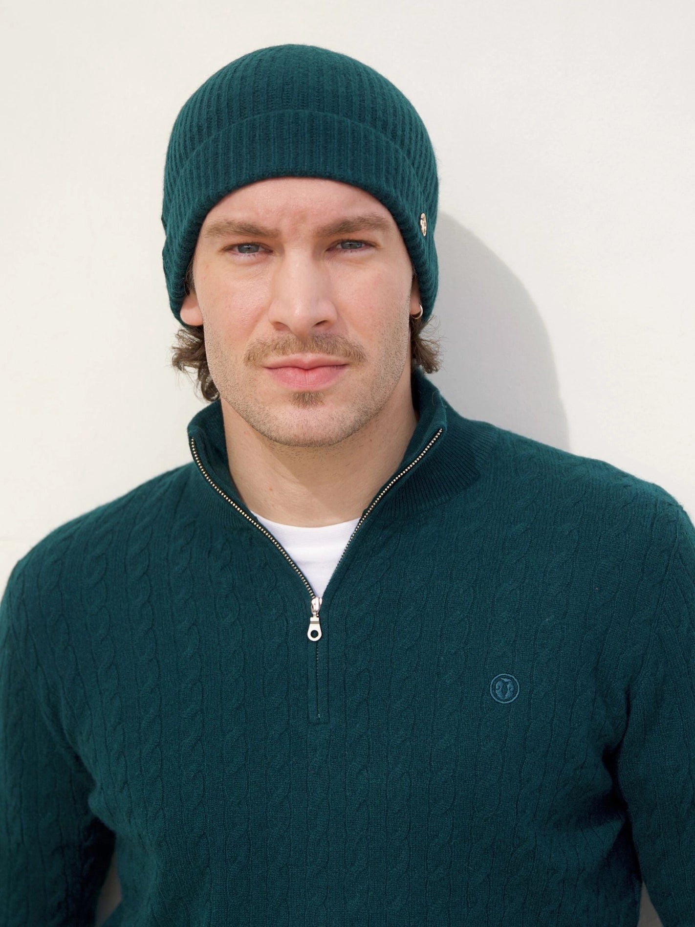 Men’s Cashmere Cable Knit Sweater