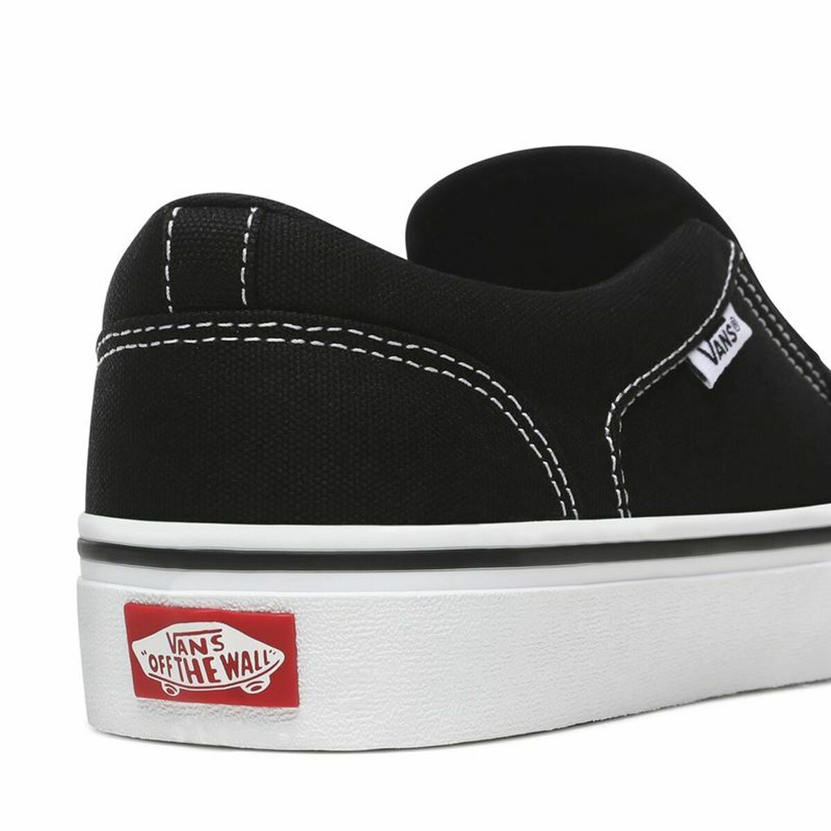 Men’s Casual Trainers Vans Asher Black-Fashion | Accessories > Clothes and Shoes > Sports shoes-Vans-41-Urbanheer
