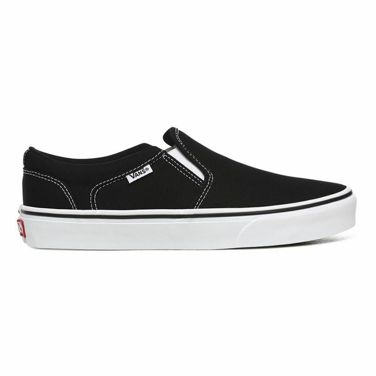 Men’s Casual Trainers Vans Asher Black-Fashion | Accessories > Clothes and Shoes > Sports shoes-Vans-41-Urbanheer