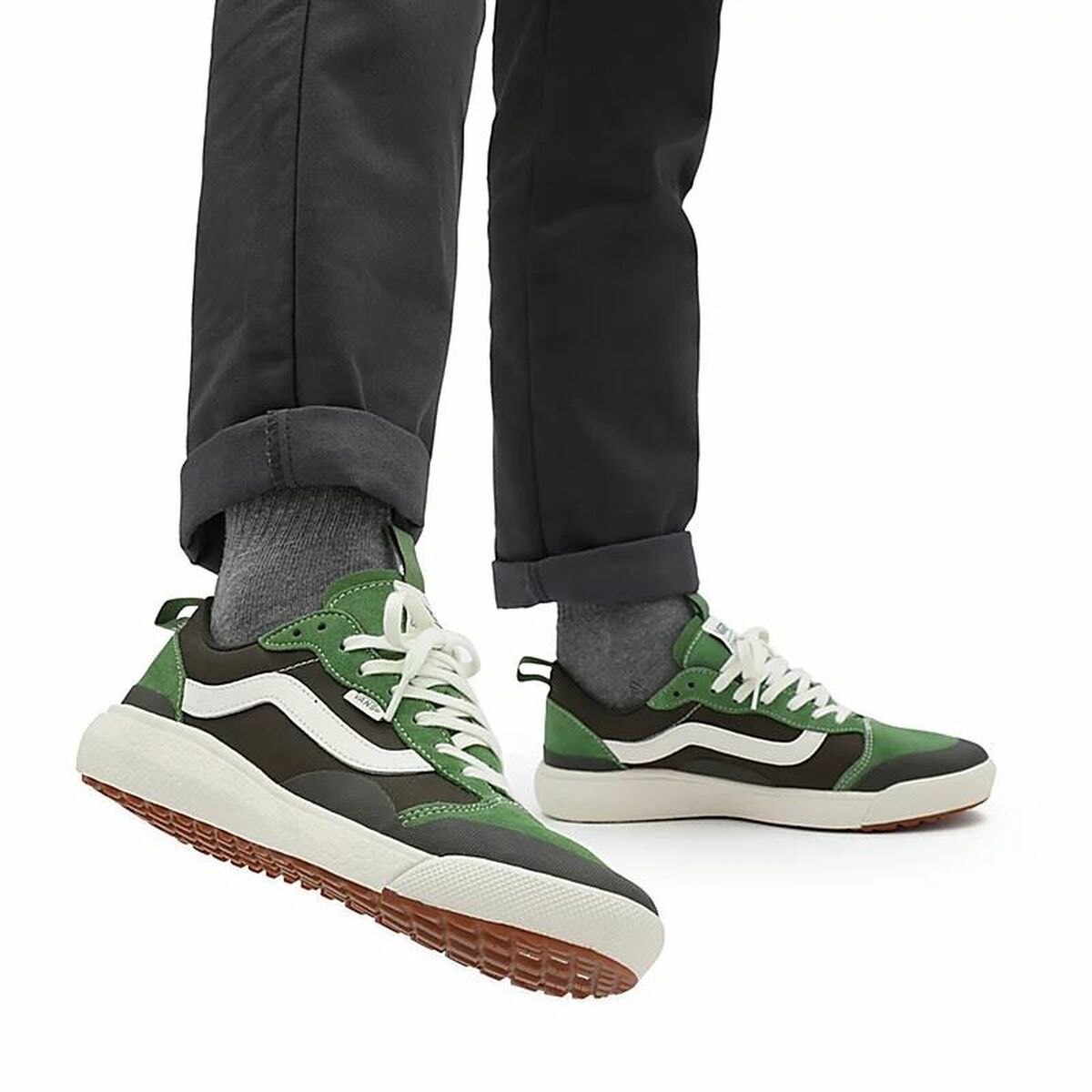 Men’s Casual Trainers Vans UltraRange Green-Fashion | Accessories > Clothes and Shoes > Sports shoes-Vans-40-Urbanheer
