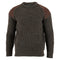 Mens Chunky British Wool Ribbed Shooting Jumper Brown-Jumper-Paul James Knitwear-S-Brown-Urbanheer