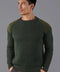 Mens Chunky British Wool Ribbed Shooting Jumper Loden Green-Jumper-Paul James Knitwear-S-Loden Green-Urbanheer