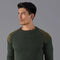 Mens Chunky British Wool Ribbed Shooting Jumper Loden Green-Jumper-Paul James Knitwear-S-Loden Green-Urbanheer