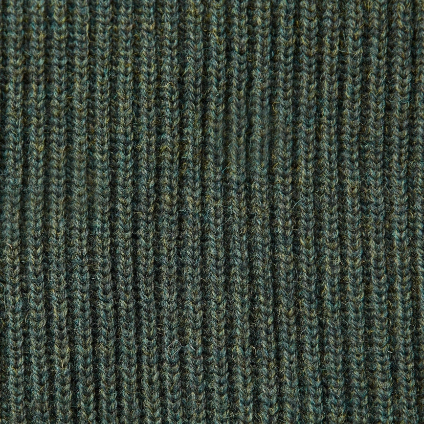 Mens Chunky British Wool Ribbed Shooting Jumper Loden Green-Jumper-Paul James Knitwear-S-Loden Green-Urbanheer