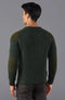 Mens Chunky British Wool Ribbed Shooting Jumper Loden Green-Jumper-Paul James Knitwear-S-Loden Green-Urbanheer