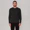 Mens Chunky Merino Wool Cable Jumper Black-Jumper-Paul James Knitwear-S-Black-Urbanheer