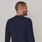 Mens Chunky Merino Wool Cable Jumper Navy-Jumper-Paul James Knitwear-S-Navy-Urbanheer