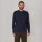 Mens Chunky Merino Wool Cable Jumper Navy-Jumper-Paul James Knitwear-S-Navy-Urbanheer