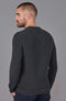 Mens Cotton Fisherman Rib Knit Jumper Anthracite-Jumper-Paul James Knitwear-S-Urbanheer