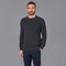 Mens Cotton Fisherman Rib Knit Jumper Anthracite-Jumper-Paul James Knitwear-S-Urbanheer