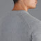 Mens Cotton Fisherman Rib Knit Jumper Ash Grey-Jumper-Paul James Knitwear-XS-Urbanheer