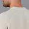 Mens Cotton Fisherman Rib Knit Jumper Ecru-Jumper-Paul James Knitwear-XS-Urbanheer